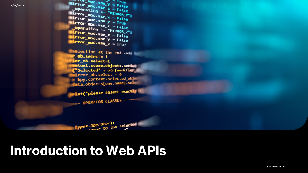 Web APIs: You can hyperlink this phrase to a resource that explains what web APIs are in more detail.